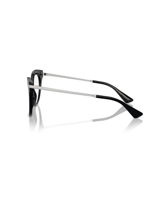 Dolce & Gabbana Black Dg3392 501 Optical Frames Acetate Transparent Butterfly Normal