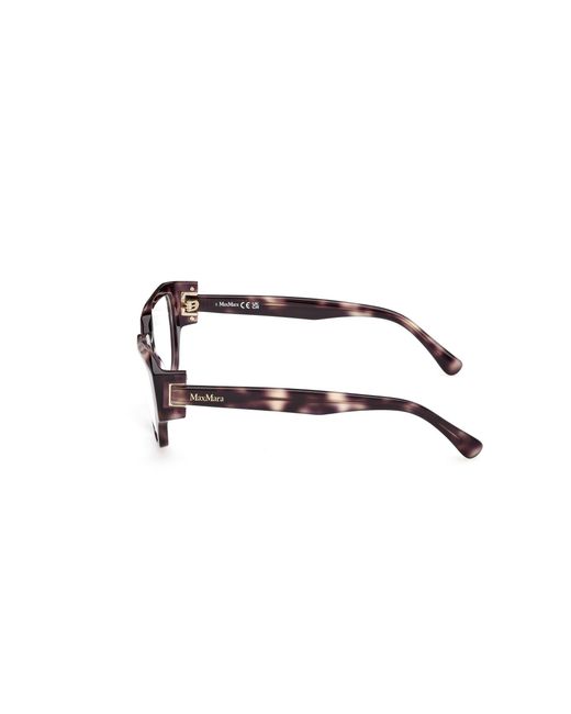 Max Mara Black Mm5182 052 Optical Frames Acetate Round Normal