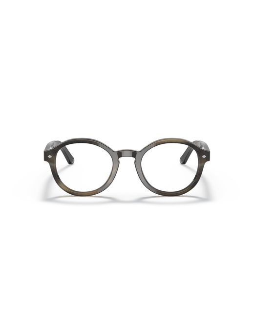 Giorgio Armani Black Ar7204 5936 Optical Frames Acetate Transparent Pillow Normal for men