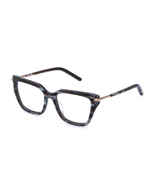 Furla Black Vfu999 0U25 Optical Frames Acetate Squared