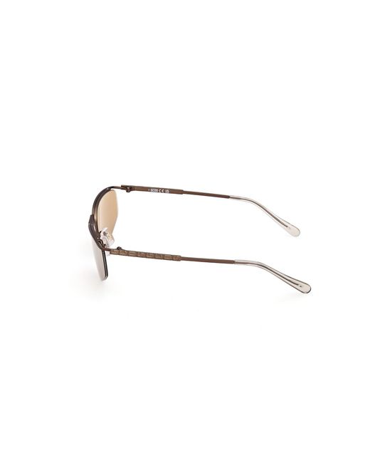 Gcds Black Gd0071 35G Sunglasses Metal Geometric Normal