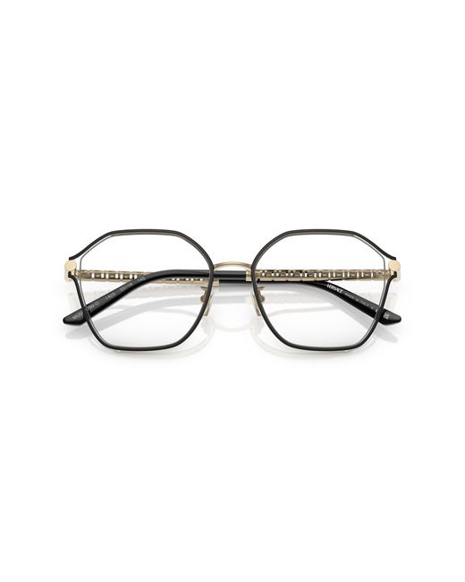 Versace Black Ve1299D 1425 Optical Frames Metal Geometric Normal