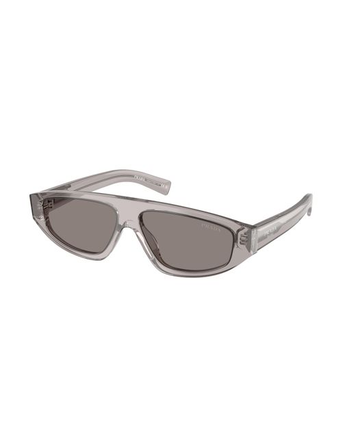 Prada Black Pr C02S 10J80Q Sunglasses Acetate Geometric Normal for men