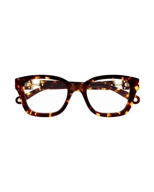 Chloé Black Ch0305O 006 Optical Frames Acetate Transparent Squared