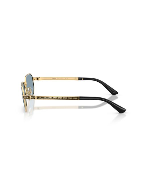 Versace Black Ve2297 100280 Sunglasses Metal Squared Normal for men