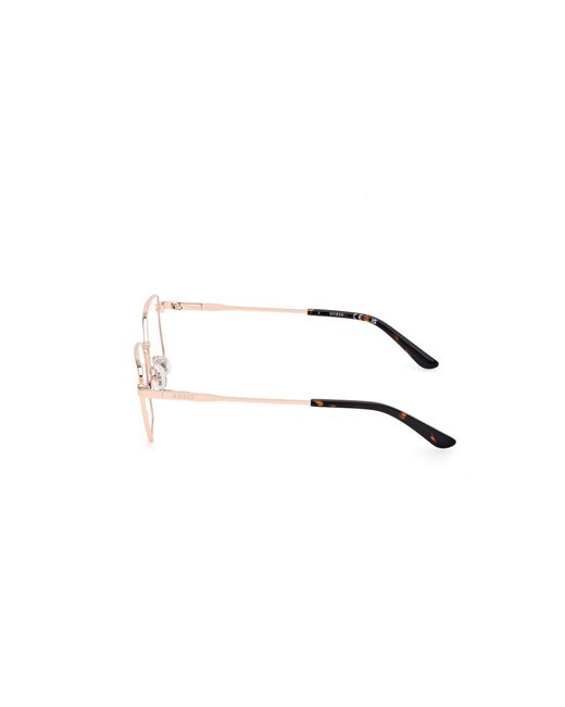 Guess Black Gu50168 028 Optical Frames Metal Geometric Normal