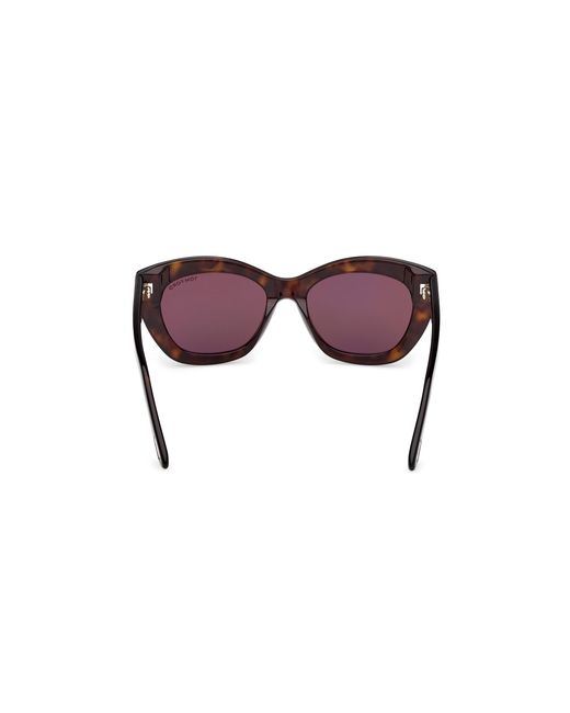 Tom Ford Black Ft1285 Linda-02 52E Sunglasses Acetate Butterfly Normal