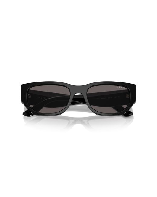 Vogue Eyewear Black Vo5586S W44/87 Sunglasses Acetate Squared Normal