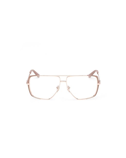 Guess Black Gu50248 058 Optical Frames Metal Squared Normal