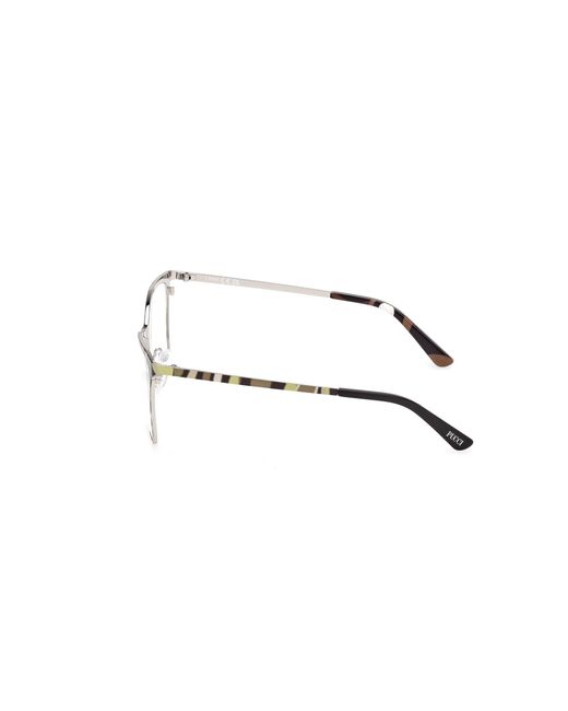 Emilio Pucci Black Ep5281 099 Optical Frames Metal Squared Normal
