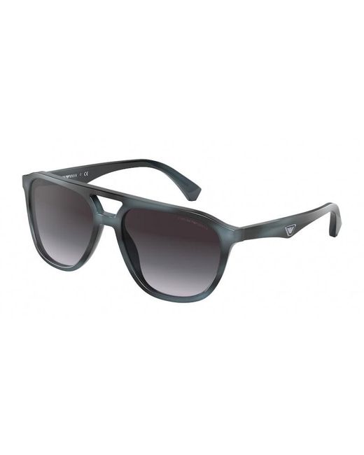 Emporio Armani Black Ea4156 50248G Sunglasses Plastic Pilot Nuanced for men