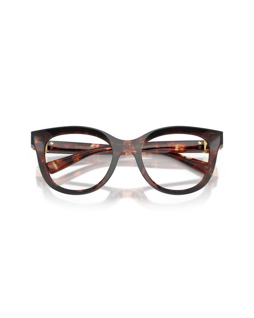 Dolce & Gabbana Black Dg3437 3222 Optical Frames Acetate Transparent Pantos Normal