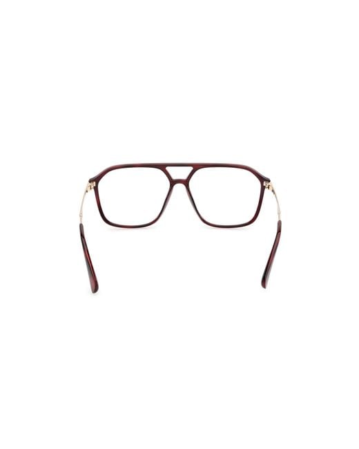MAX&Co. Black Mo5172 055 Optical Frames Injected Pilot Normal