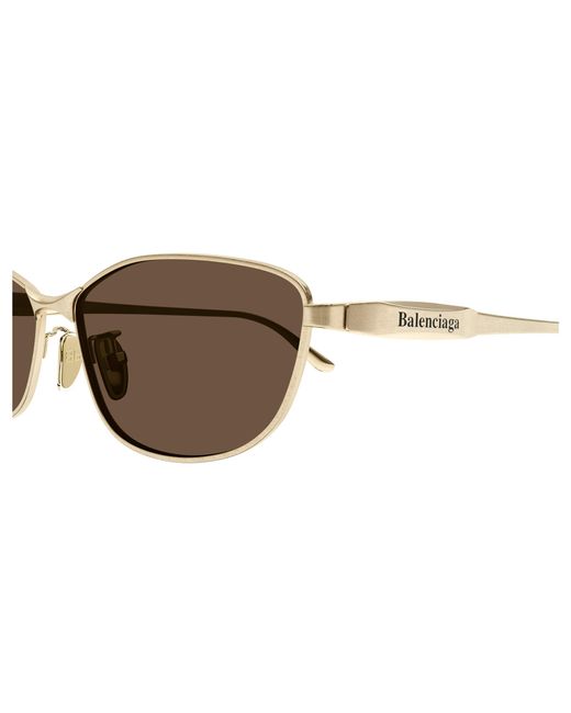 Balenciaga Black Bb0357Sa 003 Sunglasses Metal Squared