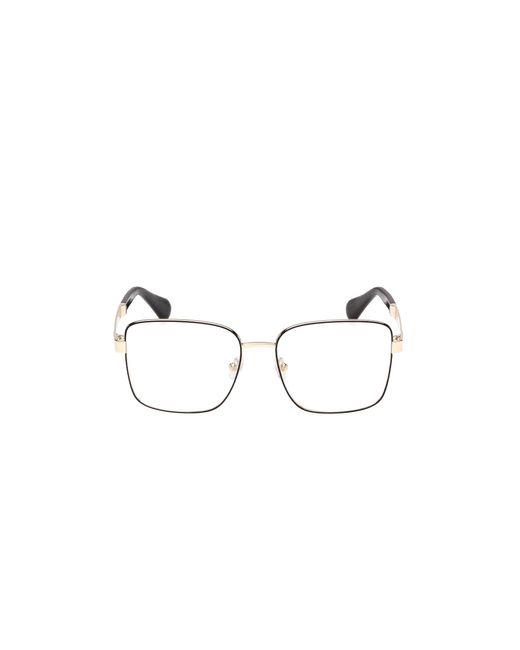 MAX&Co. Black Mo5221 005 Optical Frames Squared Normal