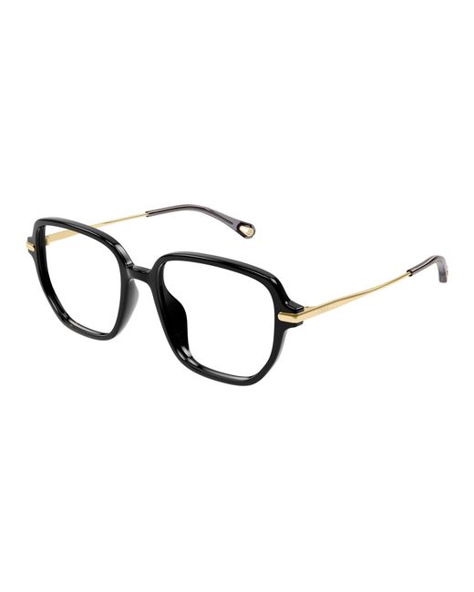 Chloé Black Ch0218Oa 001 Optical Frames Acetate Geometric