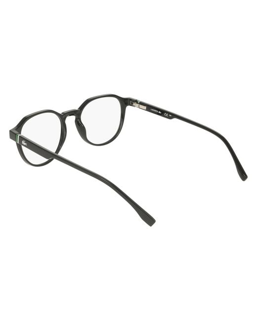 Lacoste Black L4008Mag-Set 001 Optical Frames Bio-Inject Smoke Squared Normal