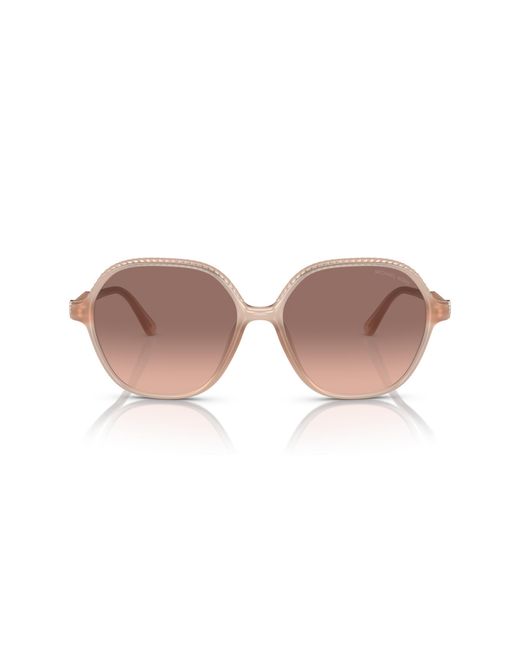 Michael Kors Black Mk2186U Bali 344913 Sunglasses Injected Geometric Normal Shaded