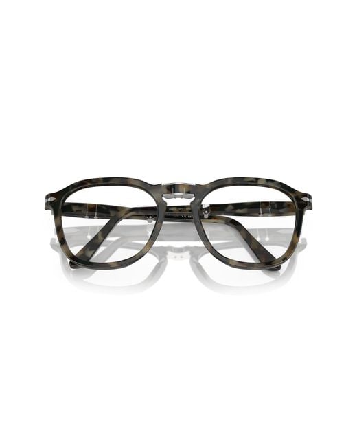 Persol Black Po3345V Rene' 1071 Optical Frames Acetate Transparent Squared Normal