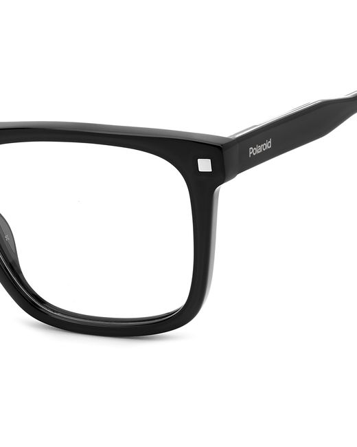 Polaroid Black Pld D506 807 Optical Frames Plastic Squared for men