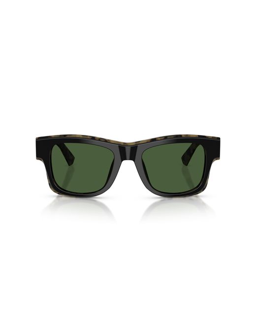 Dolce & Gabbana Green Dg4515 340471 Sunglasses Acetate Squared Normal for men