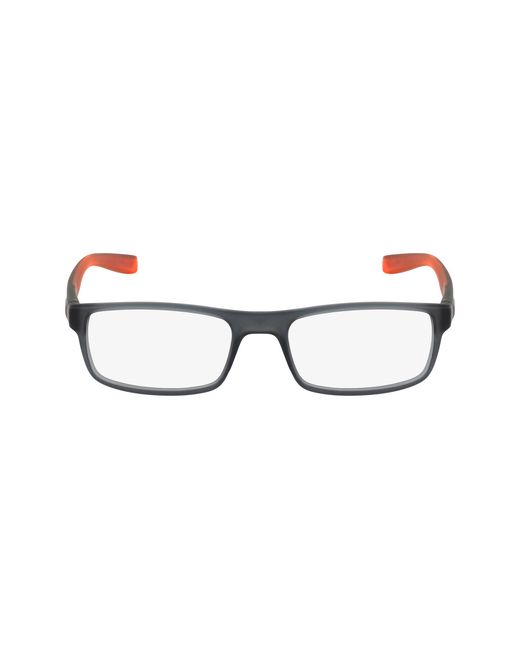 Nike Black 7090 068 Optical Frames Injected Squared Normal Photochromatic for men