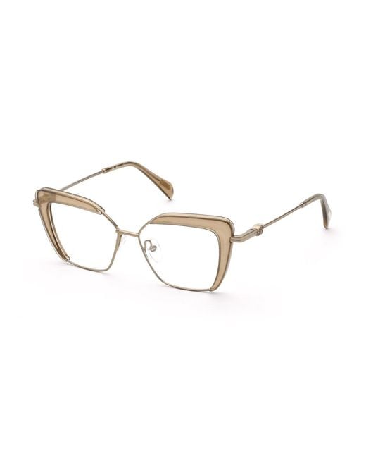 Blumarine Black Vbm227V 08Fe Optical Frames Metal Geometric