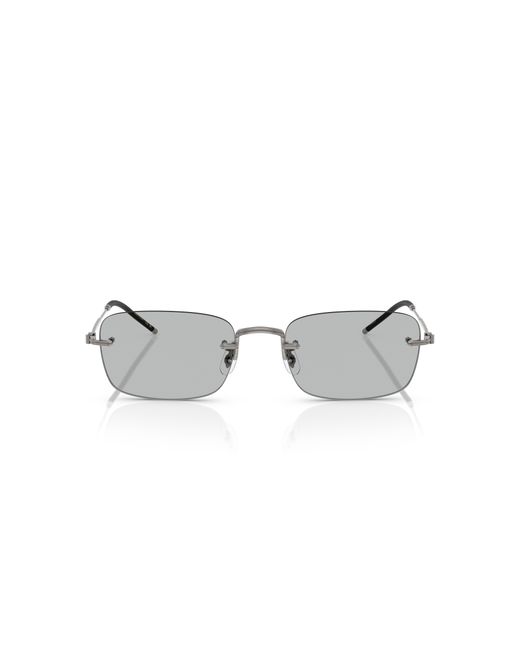 Oliver Peoples Black Ov1359T Tk-10 5076 Optical Frames Titanium Squared Normal