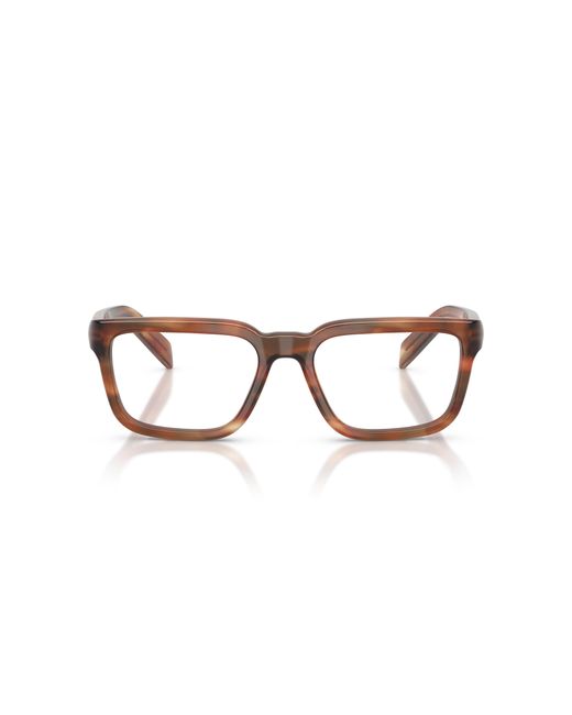 Prada Black Pr D04V 24G1O1 Optical Frames Acetate Transparent Pillow Normal