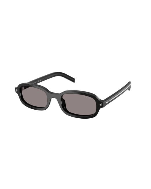 Prada Black Pr D06S 16K03D Sunglasses Acetate Round Normal