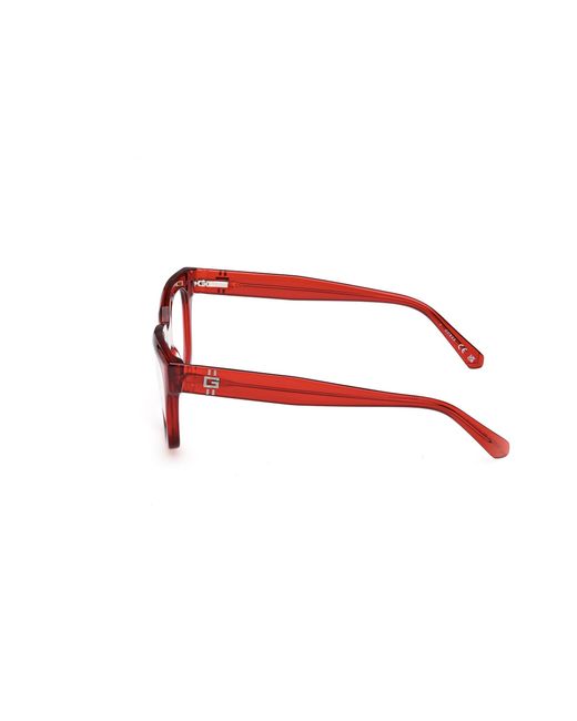 Guess Black Gu50238 066 Optical Frames Acetate Squared Normal for men