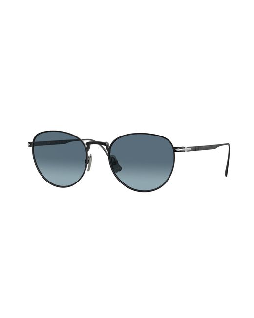 Persol Black Po5002St 8004Q8 Sunglasses Titanium Pantos Normal Shaded for men