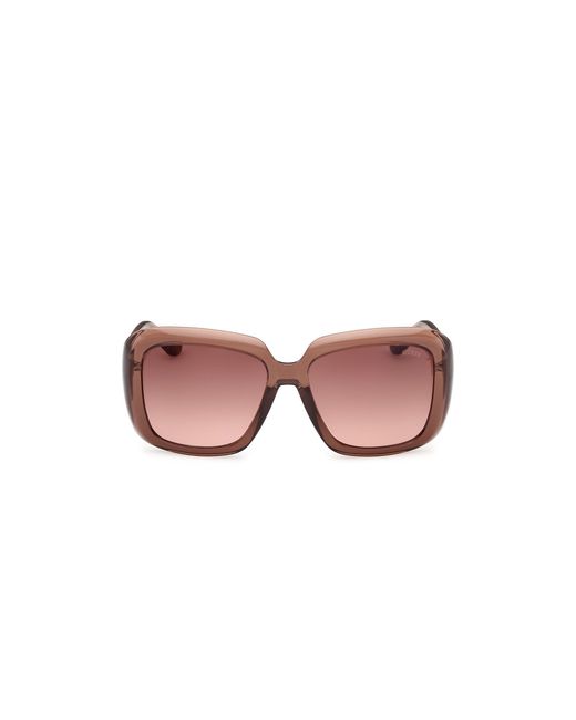 Guess Black Gu00288 48F Sunglasses Injected Squared Normal