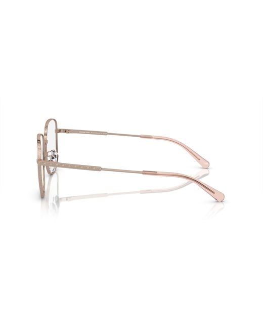 Michael Kors Black Mk3074D Borneo 1108 Optical Frames Metal Transparent Squared Normal