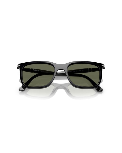 Persol Black Po3357S Renzo 95/58 Sunglasses Acetate Squared Polarized
