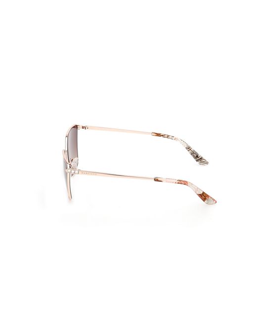 Guess Black Gm00023 28F Sunglasses Metal Cat Eye Normal