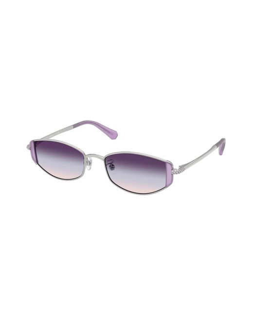 Swarovski Black Sk7035D 4001U7 Sunglasses Metal Round Normal Shaded