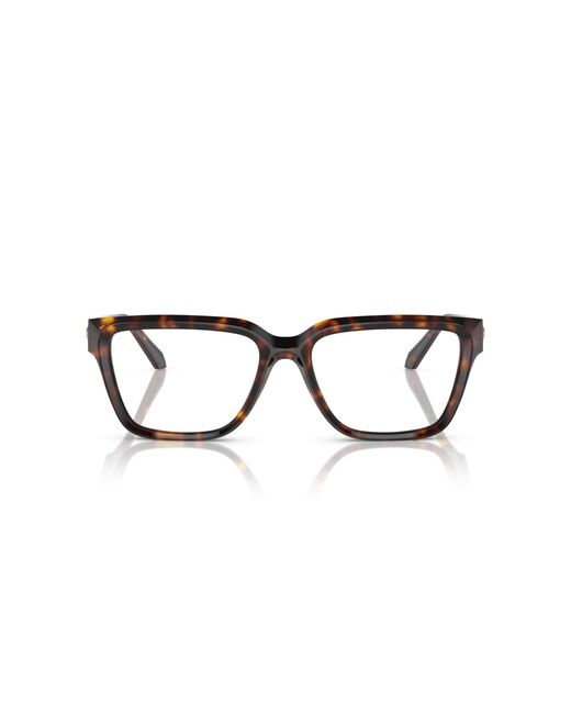 Versace Black Ve3357 108 Optical Frames Acetate Transparent Squared Normal
