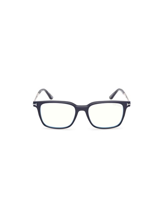 Tom Ford Black Ft6124-B 090 Optical Frames Acetate Squared Normal for men