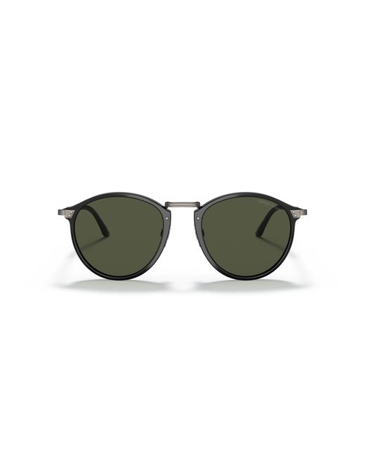 Giorgio Armani Black Ar 318Sm 500131 Sunglasses Acetate Pantos Normal for men