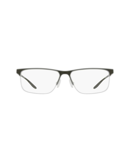 Nike Black 8144 001 Optical Frames Metal Squared Normal for men