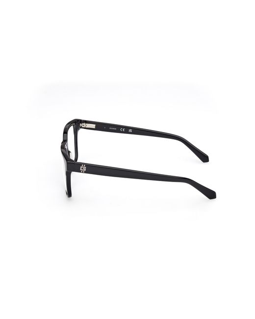 Guess Black Gu50094 001 Optical Frames Acetate Squared Normal for men