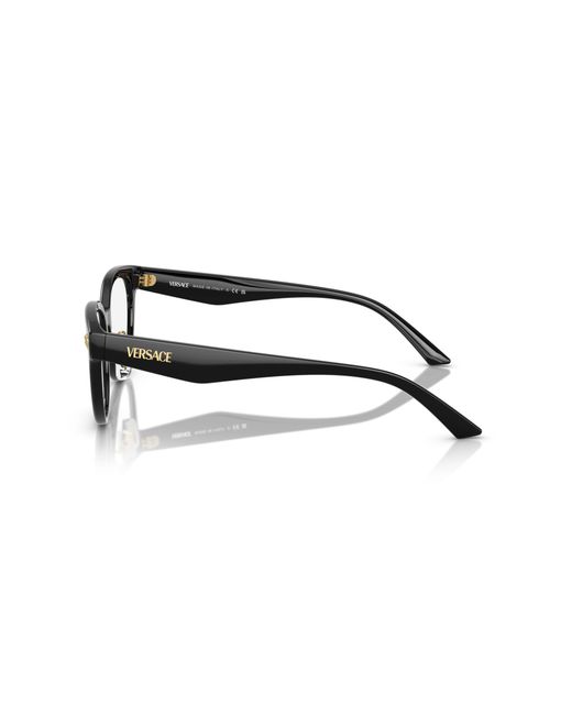 Versace Black Ve3370D Gb1 Optical Frames Injected Squared Normal