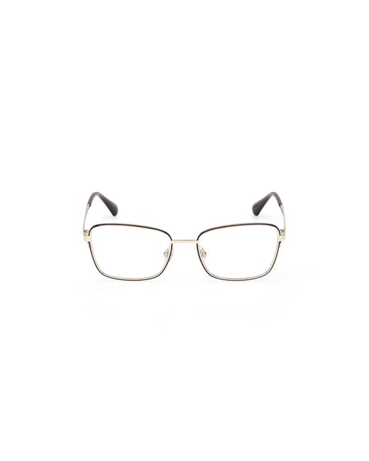 MAX&Co. Black Mo5197 032 Optical Frames Metal Squared Normal