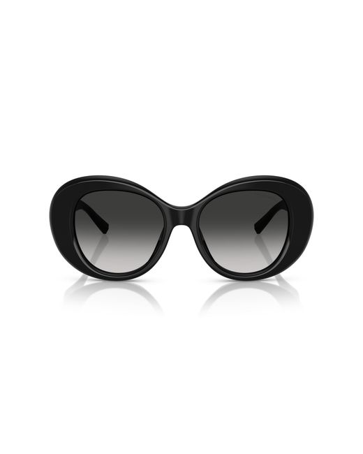 Tiffany & Co Black Tf4228 80013C Sunglasses Acetate Round Normal Shaded