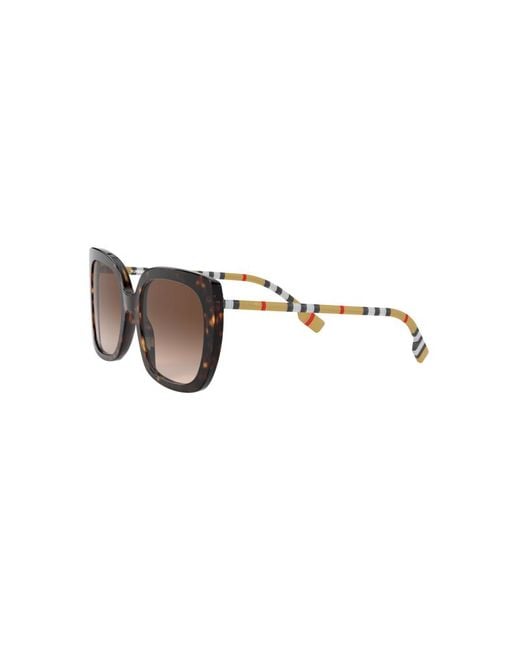 Burberry Black Be4323 Caroll 385413 Sunglasses Plastic Squared Nuanced