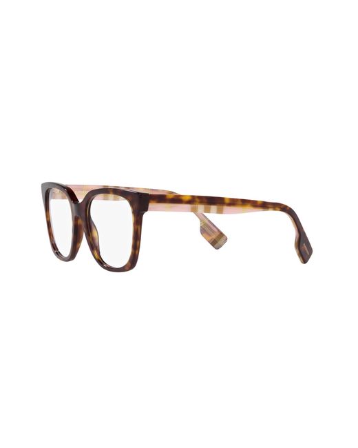 Burberry Black Be2347 L4075 Optical Frames Acetate Transparent Squared Normal
