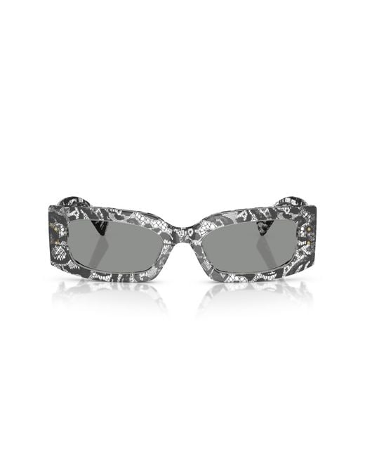 Dolce & Gabbana Black Dg4479 3287/1 Sunglasses Acetate Squared Normal