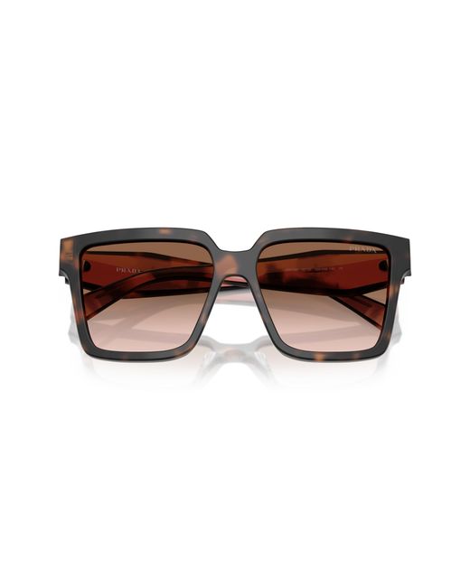 Prada Black Pr 24Zs 23A0A6 Sunglasses Acetate Squared Normal Shaded