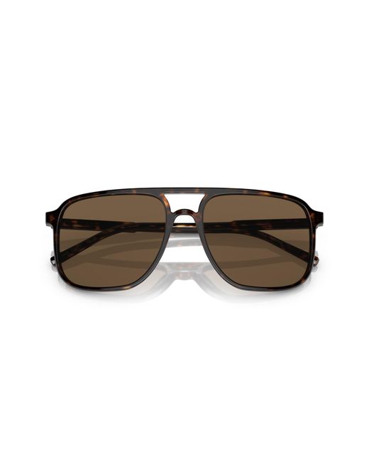 Dolce & Gabbana Black Dg4423 502/73 Sunglasses Acetate Pilot Normal for men